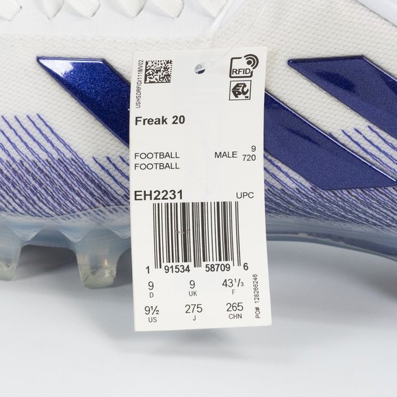 Adidas Freak 20 \'White Purple\' EH2231 Football Cleats size 9.5 and 14 main image 8